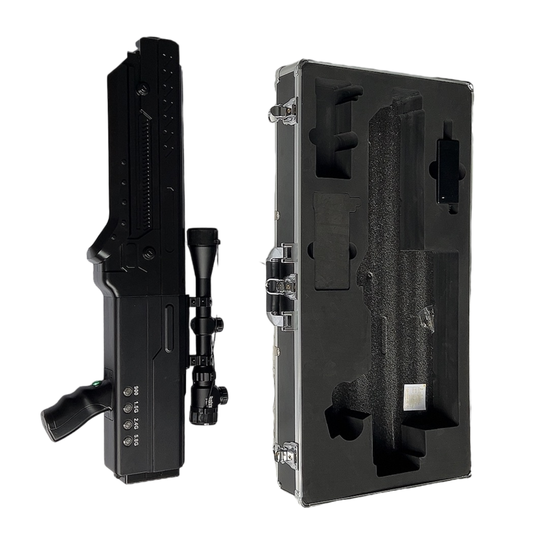  万秀手持便携式枪型低空防御反制四通道A型