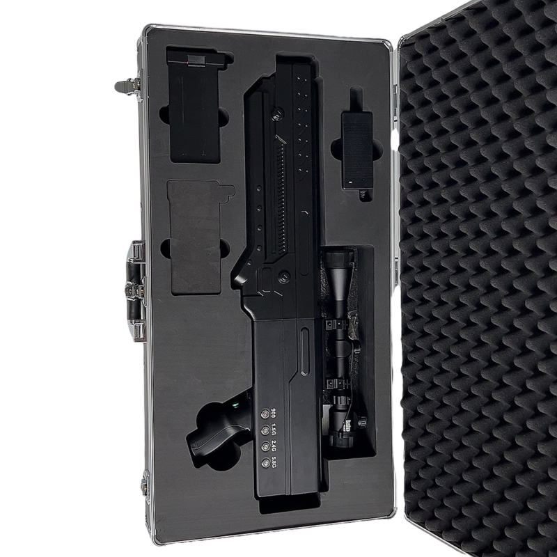  万秀手持便携式枪型低空防御反制四通道B型